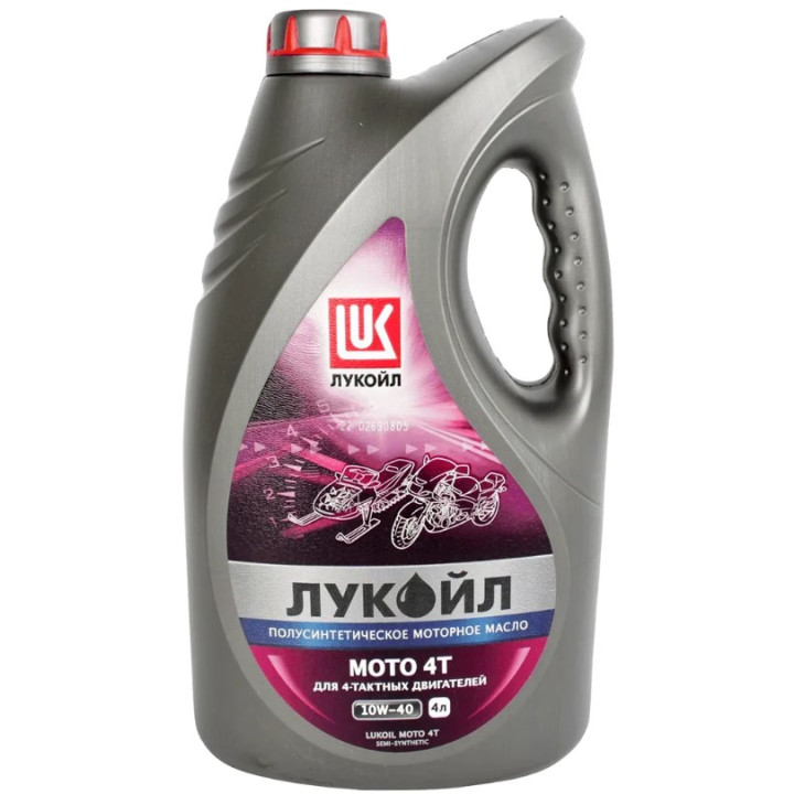 Масло моторное 4 литра LUKOIL МОТО 4Т 10W40 для 4-х тактных двигателей\ API SL 1595328