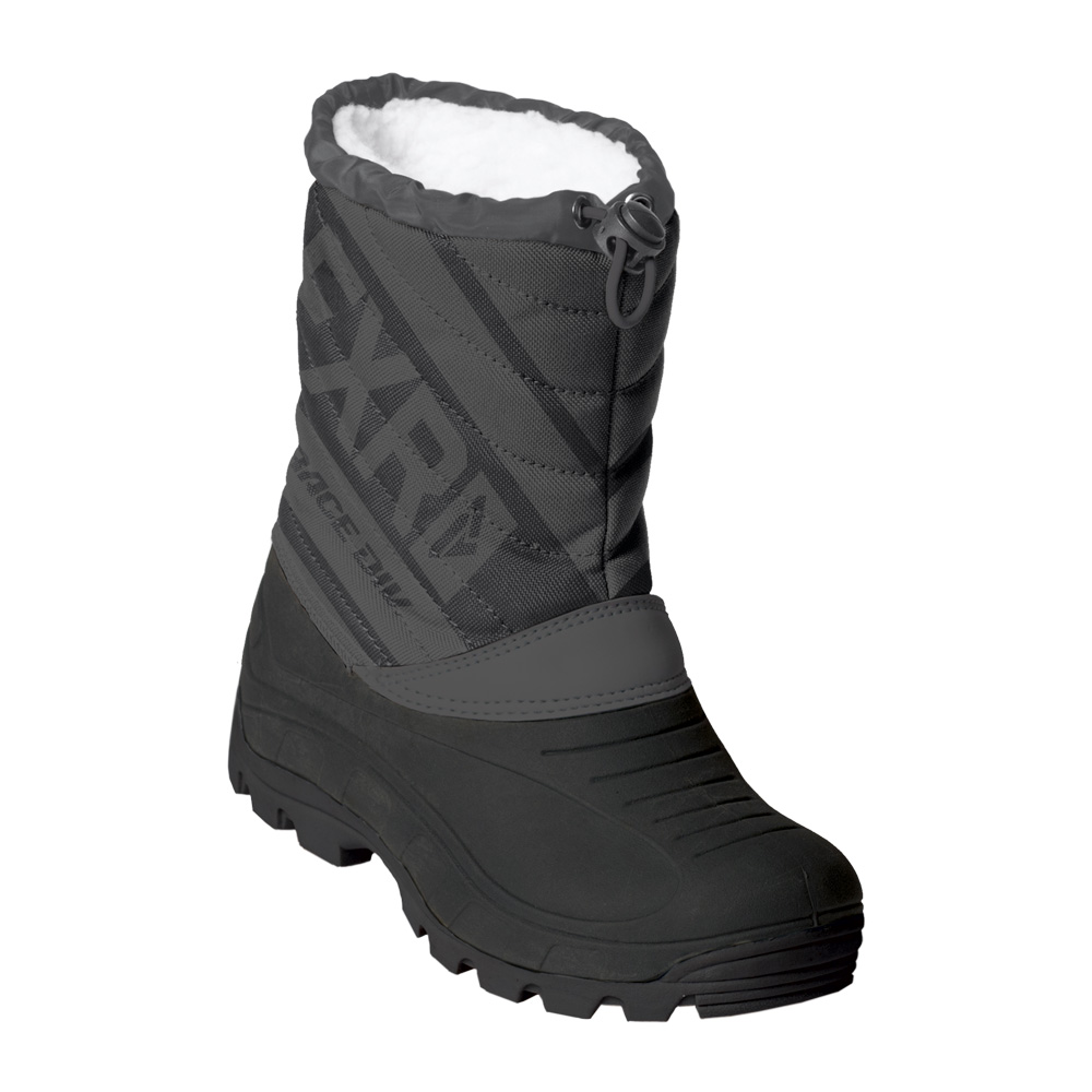 Детские ботинки FXR Octane с утеплителем Black/Charcoal, 1/32