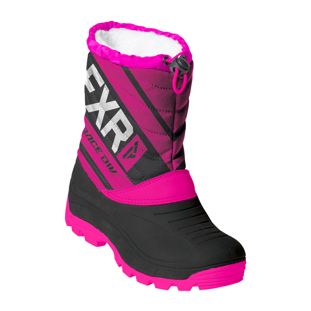 Детские ботинки FXR Octane с утеплителем Black/Fuchsia, 1/32