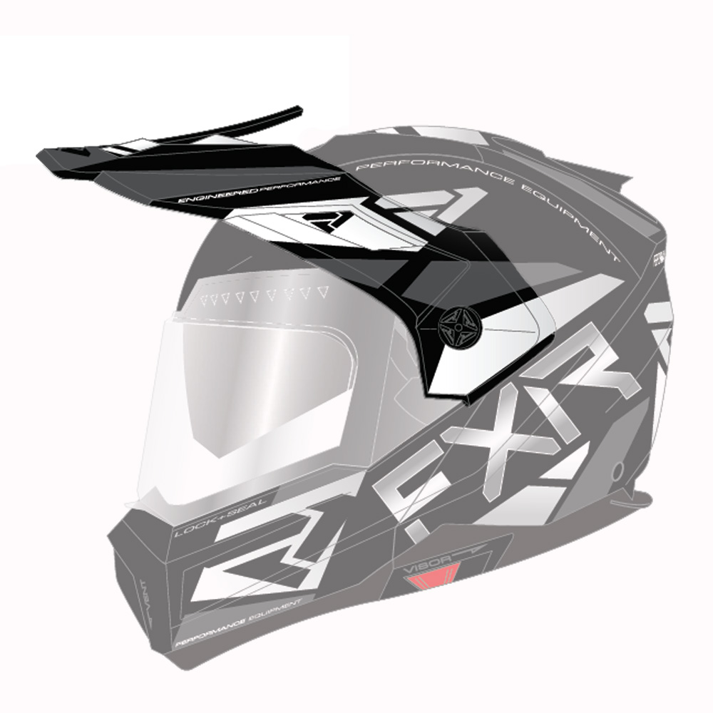 Козырек FXR Maverick Modular Team Black/Charcoal/White