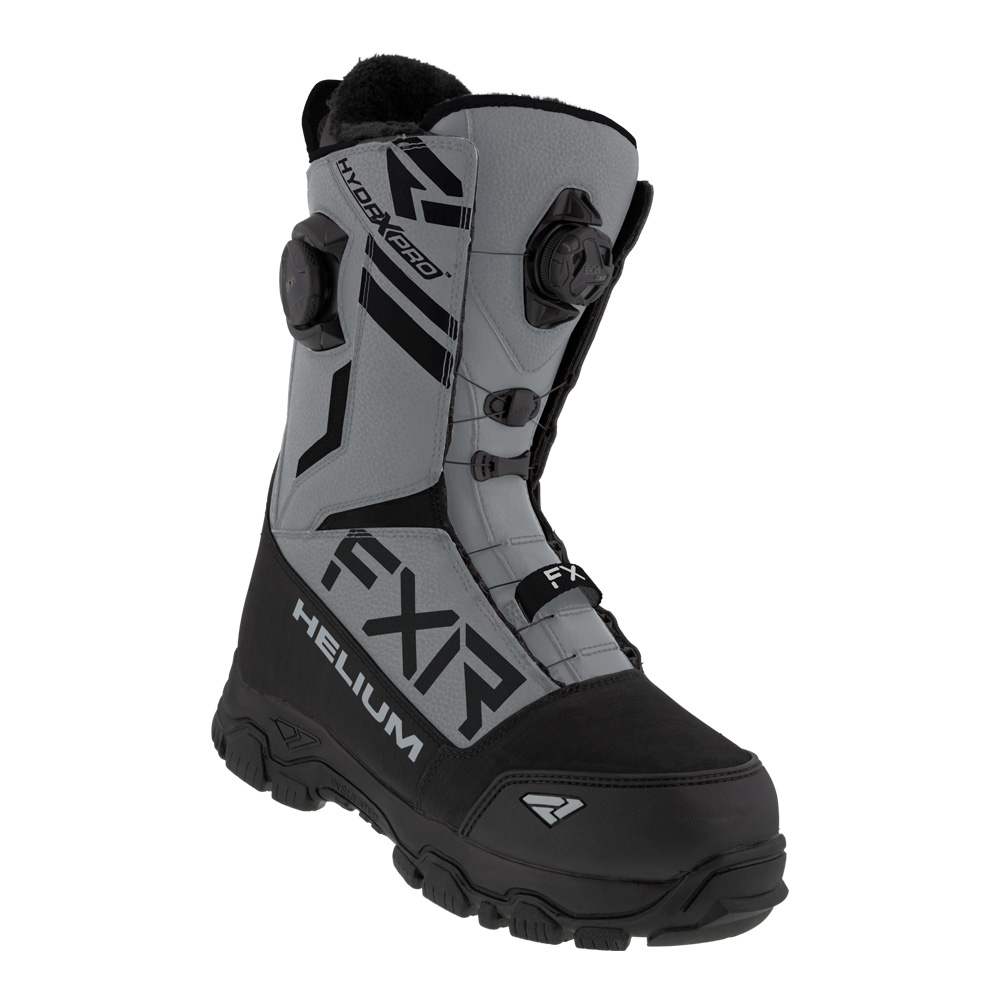 Ботинки FXR Helium Dual BOA с утеплителем Black/Steel, 9/11