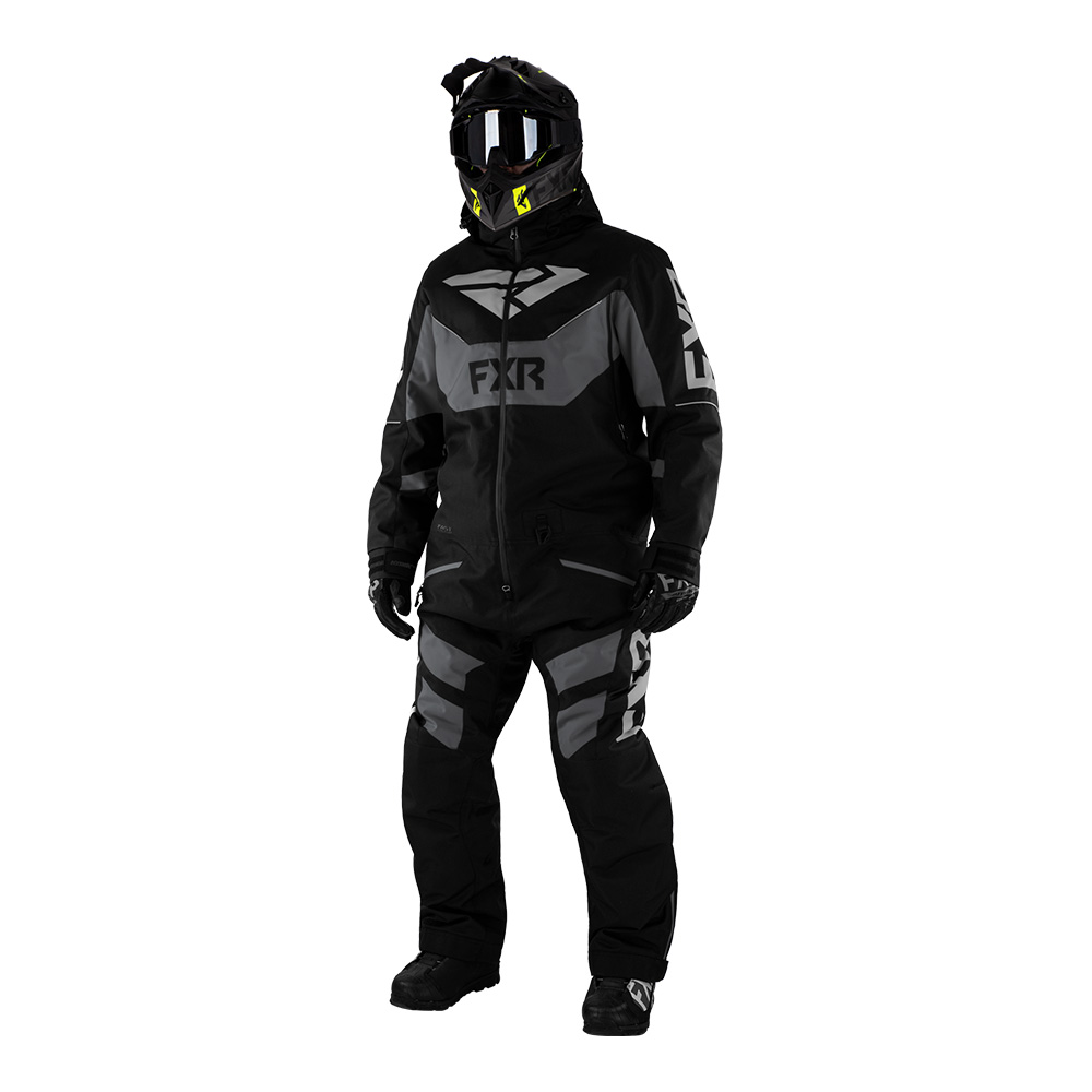 Комбинезон FXR Fuel FX с утеплителем Black/Charcoal/Grey, 3XL