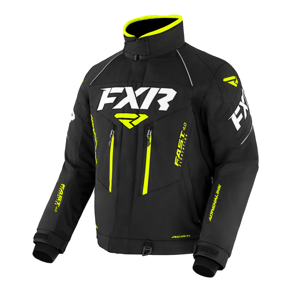 Куртка FXR Adrenaline с утеплителем Black/Hi Vis, 2XL