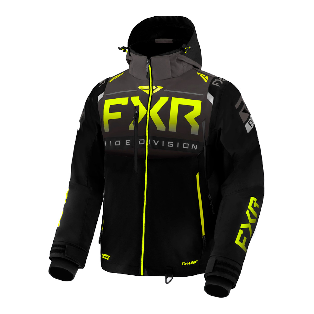 Куртка FXR Helium X с утеплителем Black/Charcoal/Hi Vis, M