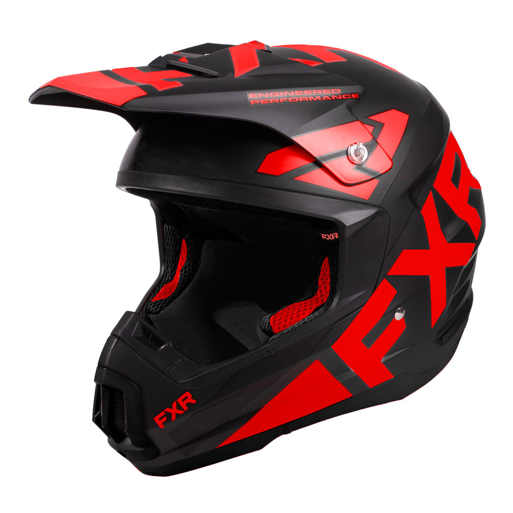 Шлем FXR Torque Team Black/Red, 2XL