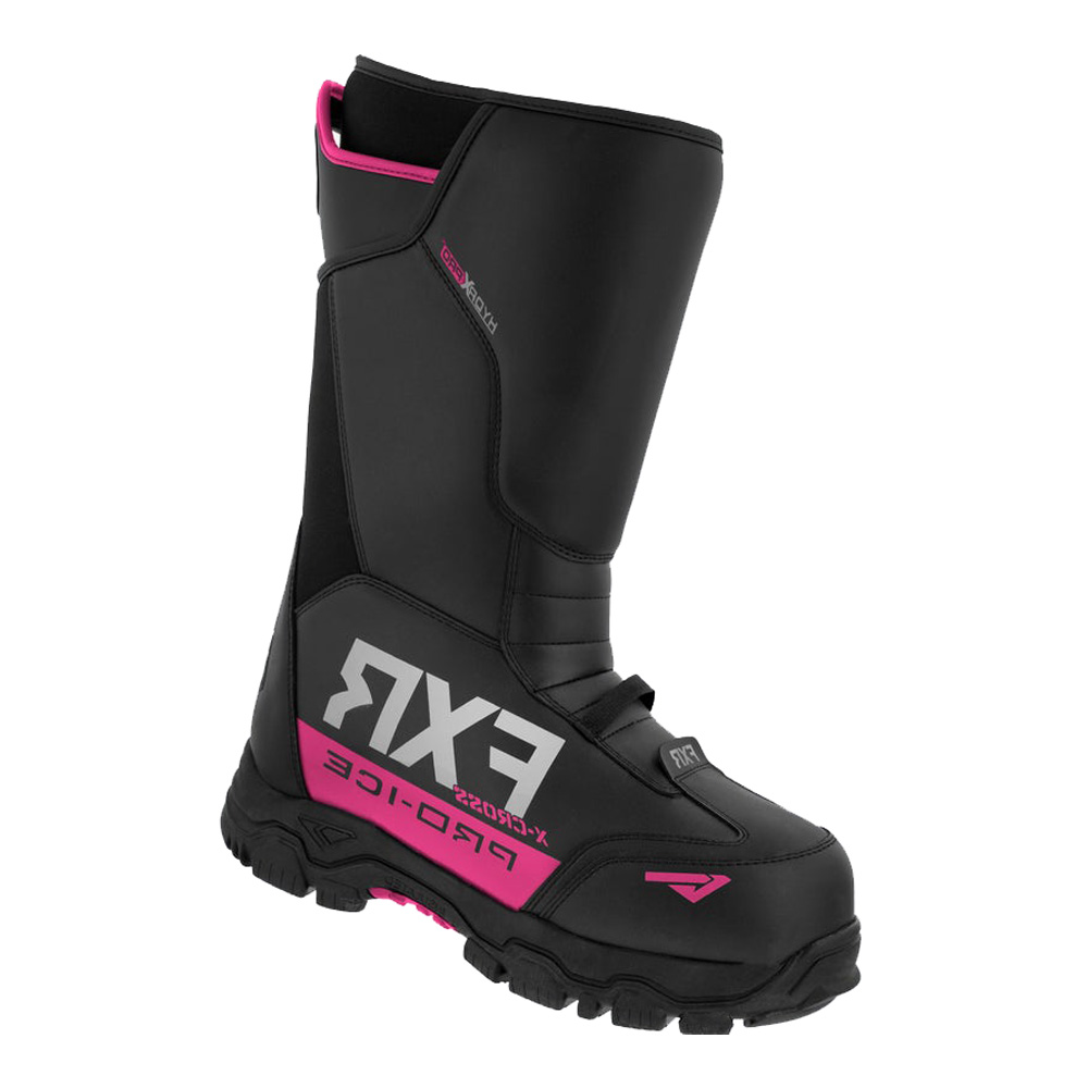 Ботинки FXR X-Cross Pro-Ice с утеплителем Black/Fuchsia, 7/9/40
