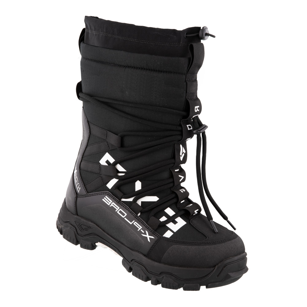 Ботинки FXR X-Plore Short с утеплителем Black/White, 13/47
