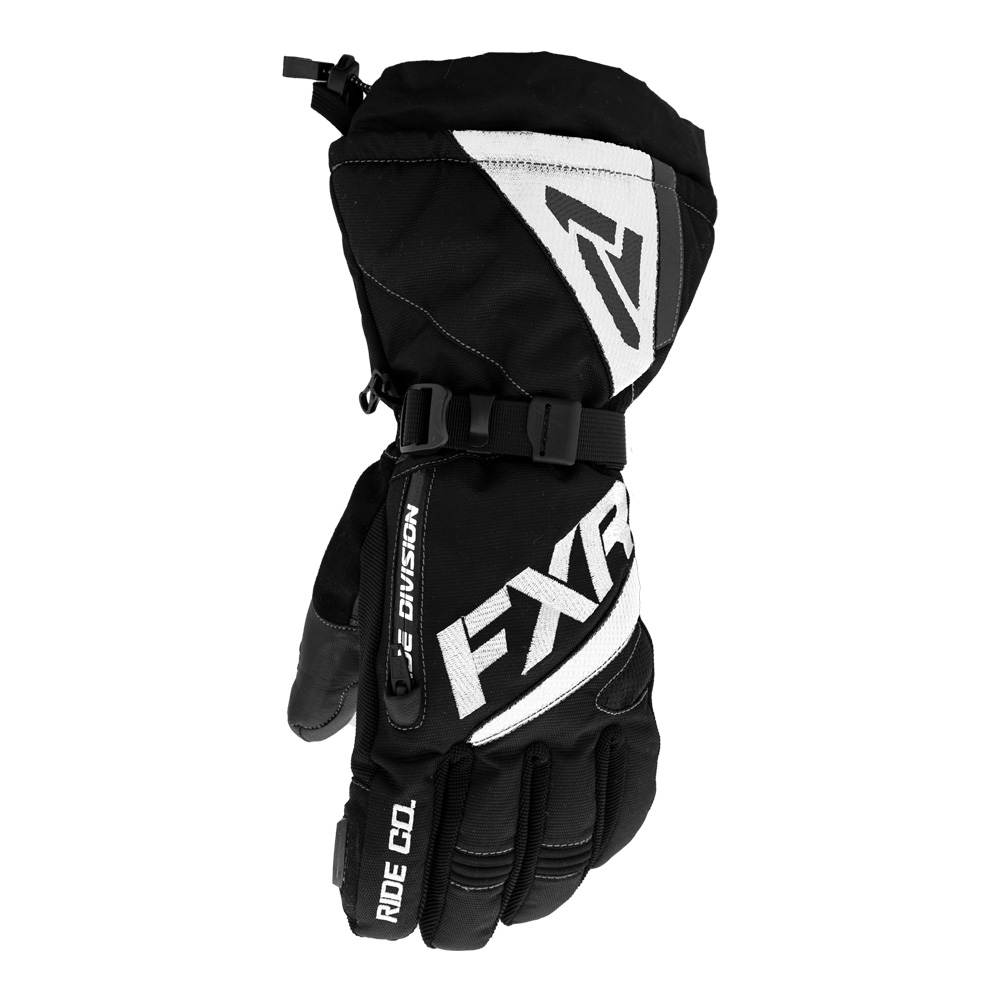 Перчатки FXR Fuel с утеплителем Black/White, L