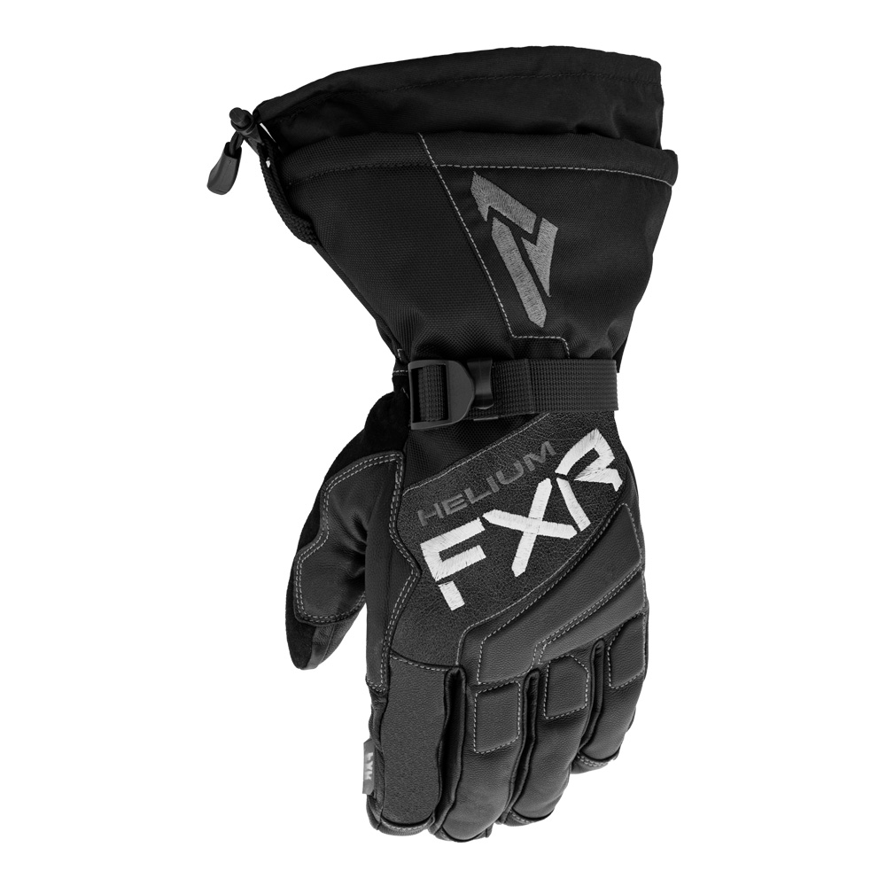 Перчатки FXR Hybrid Helium Leather Gauntlet с утеплителем Black, L