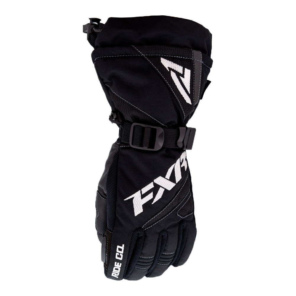 Детские перчатки FXR Helix Race с утеплителем Black, M