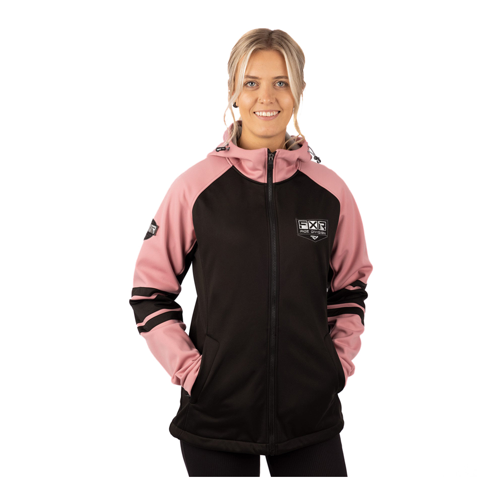 Кофта FXR Maverick без утеплителя Black/Dusty Rose, M