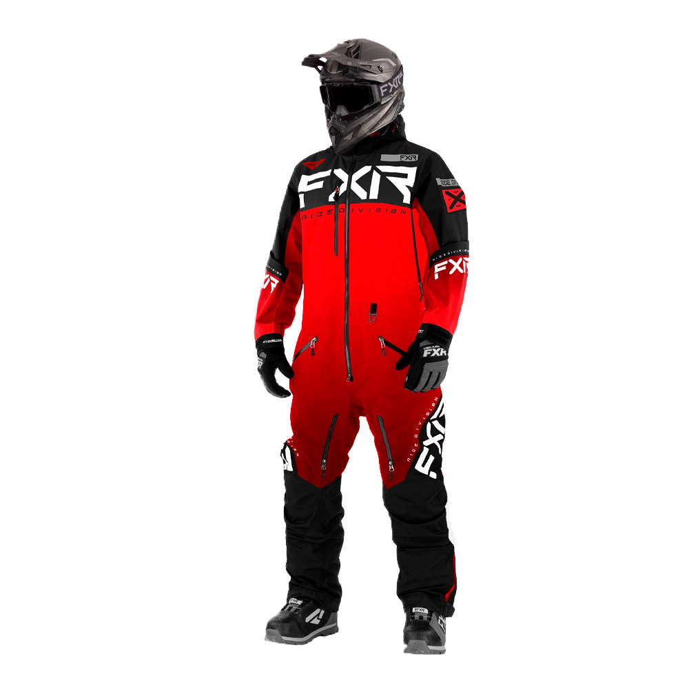 Комбинезон FXR Helium без утеплителя Red Fade/Black, XS