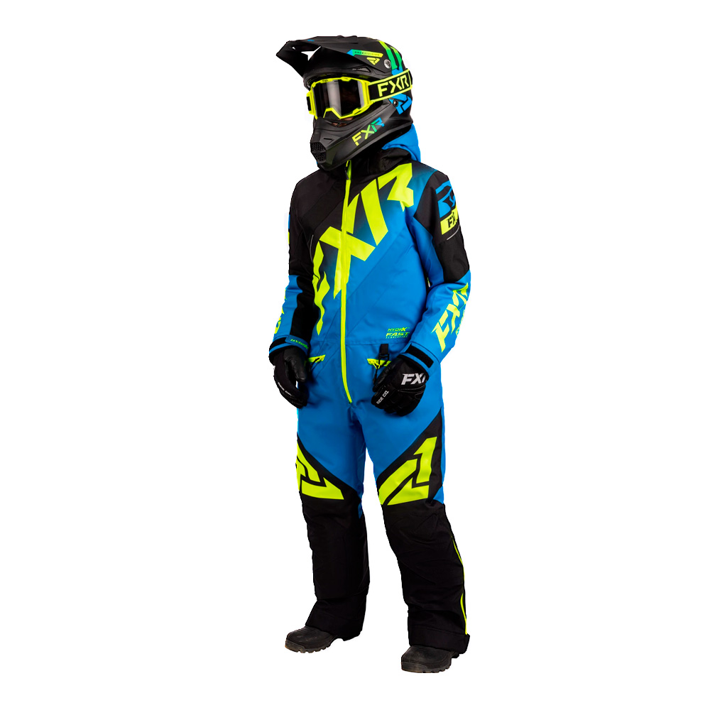 Детский комбинезон FXR CX с утеплителем Blue/Black/Hi Vis, 2