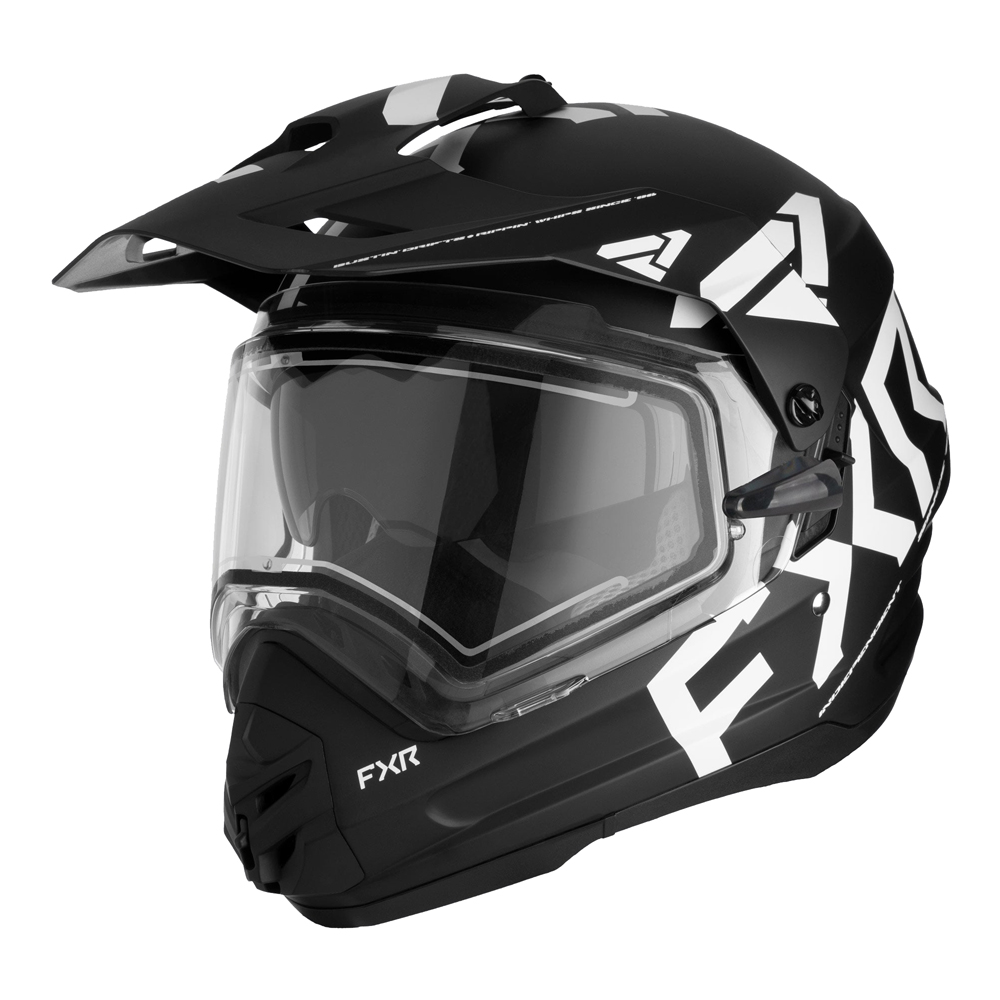 Шлем FXR Torque X Team с подогревом Black/White, M