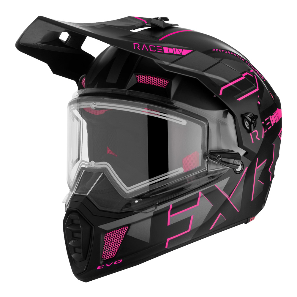 Шлем FXR Clutch X Evo с подогревом Electric Pink, M