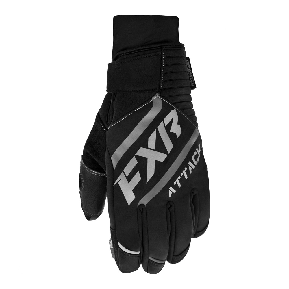 Перчатки FXR Attack с утеплителем Black, 2XL