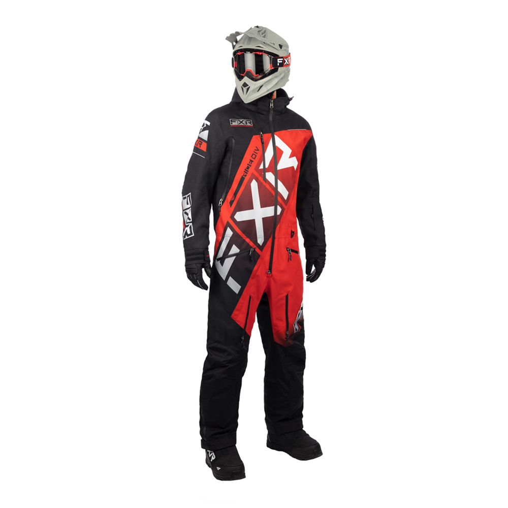 Комбинезон FXR CX F.A.S.T. с утеплителем Black/Red, 2XL