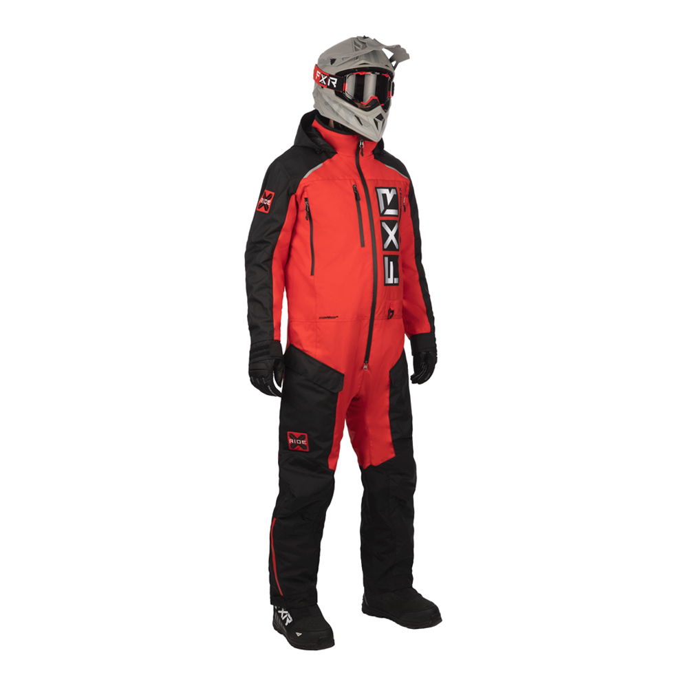 Комбинезон FXR Recruit без утеплителя Black/Red, M