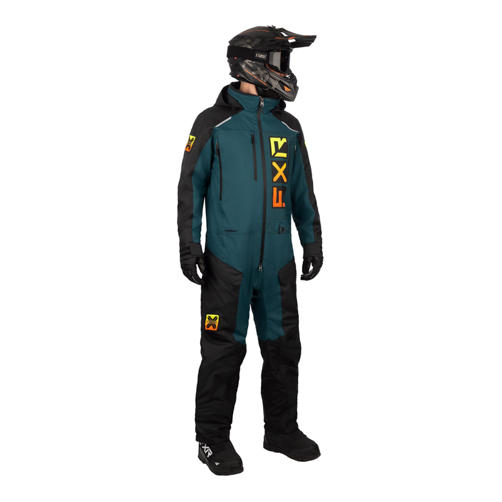 Комбинезон FXR Recruit без утеплителя Black/Drk Steel/Inferno, XL