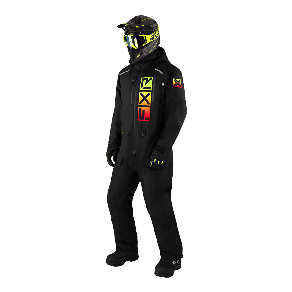 Комбинезон FXR Recruit без утеплителя Black/Sherbert, 2XL