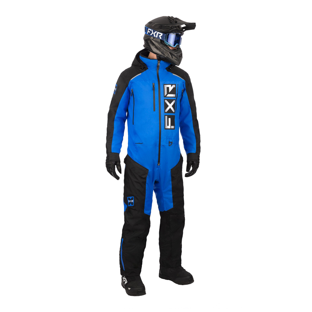 Комбинезон FXR Recruit F.A.S.T. с утеплителем Black/Blue, S