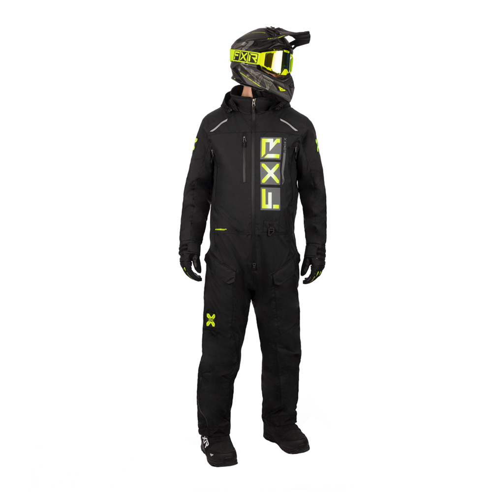 Комбинезон FXR Recruit F.A.S.T. с утеплителем Black/Hi Vis, M
