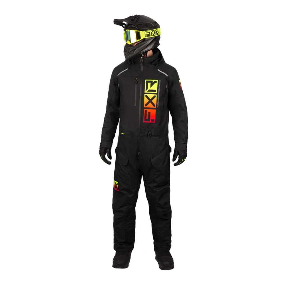 Комбинезон FXR Recruit F.A.S.T. с утеплителем Black/Sherbert, XL