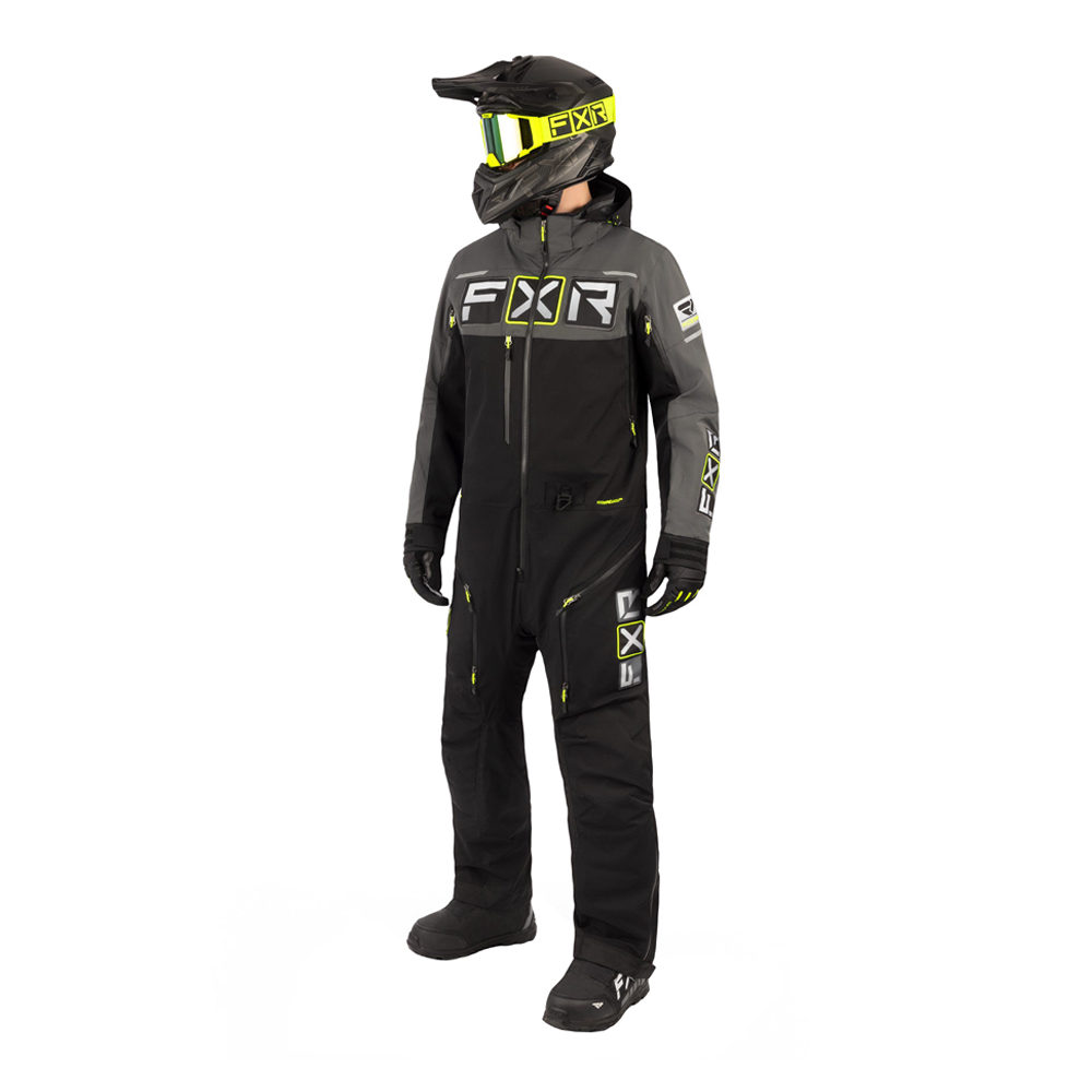 Комбинезон FXR Maverick без утеплителя Black/Charcoal/Hi Vis, XL