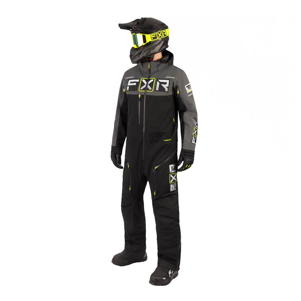 Комбинезон FXR Maverick F.A.S.T. с утеплителем Black/Charcoal/Hi Vis, M