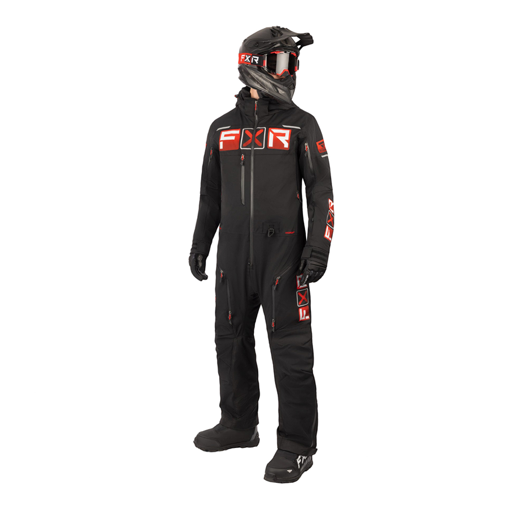 Комбинезон FXR Maverick F.A.S.T. с утеплителем Black/Red, M