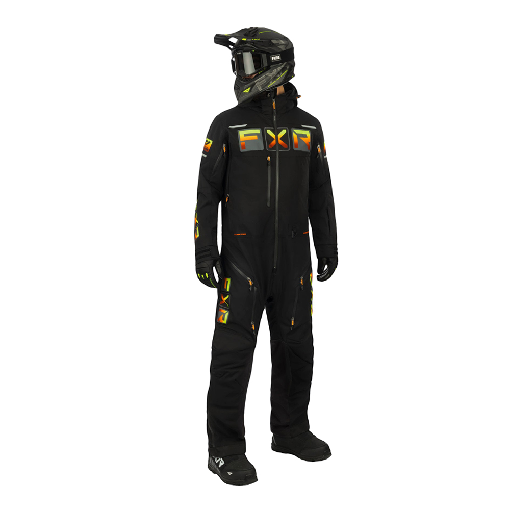 Комбинезон FXR Maverick F.A.S.T. с утеплителем Black/Inferno, M