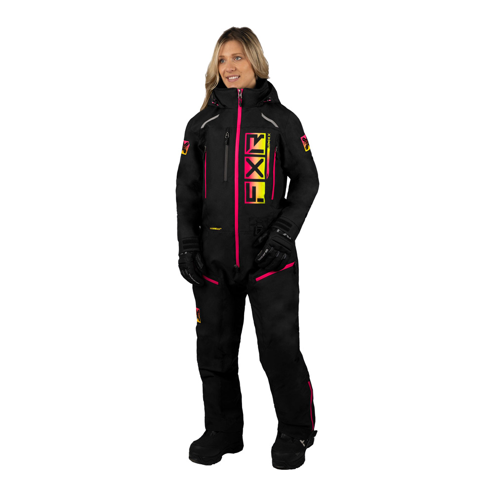 Комбинезон FXR Recruit F.A.S.T. с утеплителем Black/Rasp-Hi Vis Fade, 6