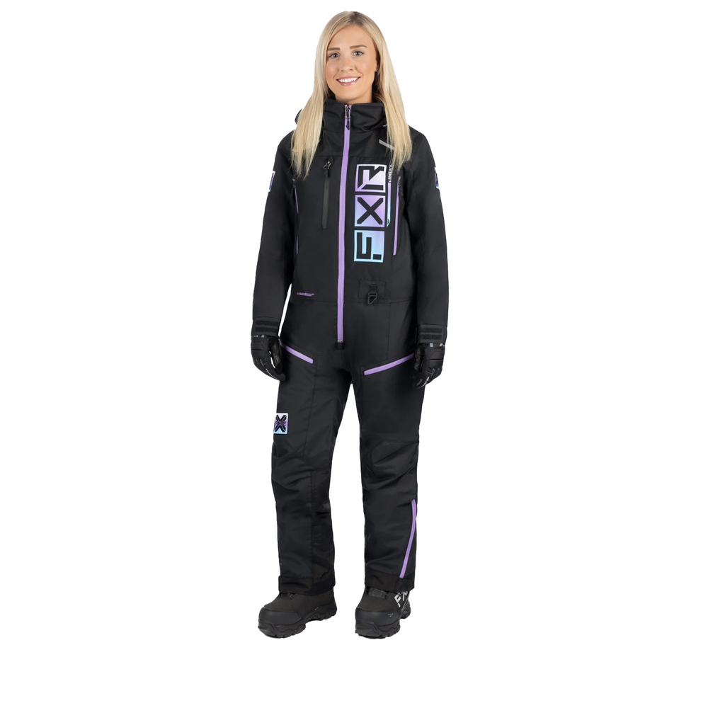 Комбинезон FXR Recruit F.A.S.T. с утеплителем Black/Sky-Lilac-Wht Fade, 4