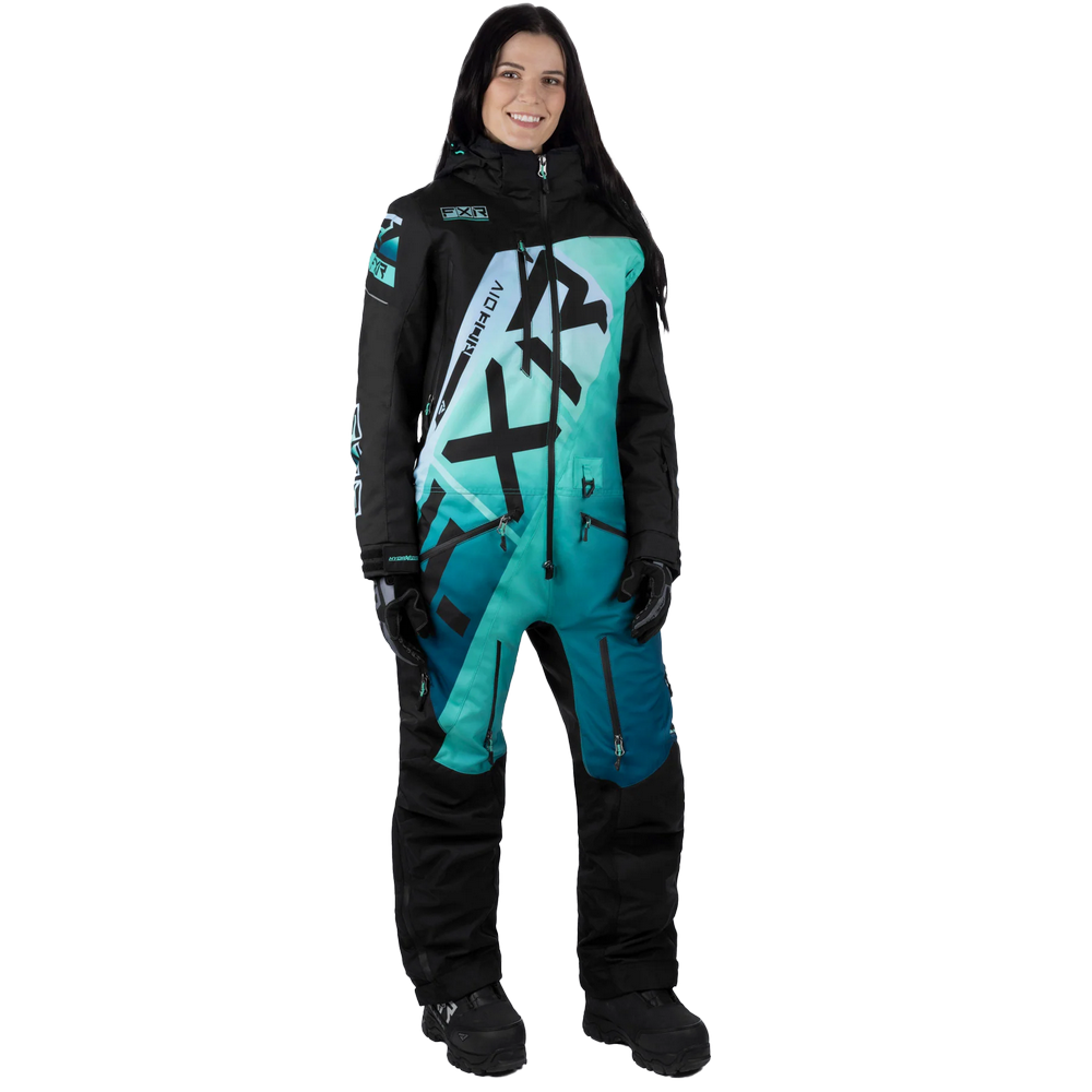 Комбинезон FXR CX без утеплителя Black/Mint Fade, 6