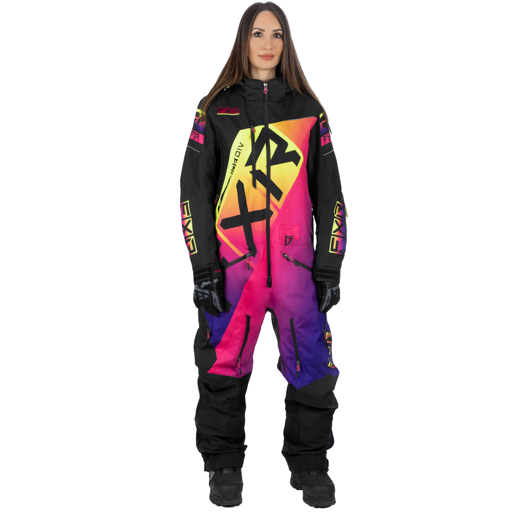 Комбинезон FXR CX без утеплителя Black/Neon Fusion, 4