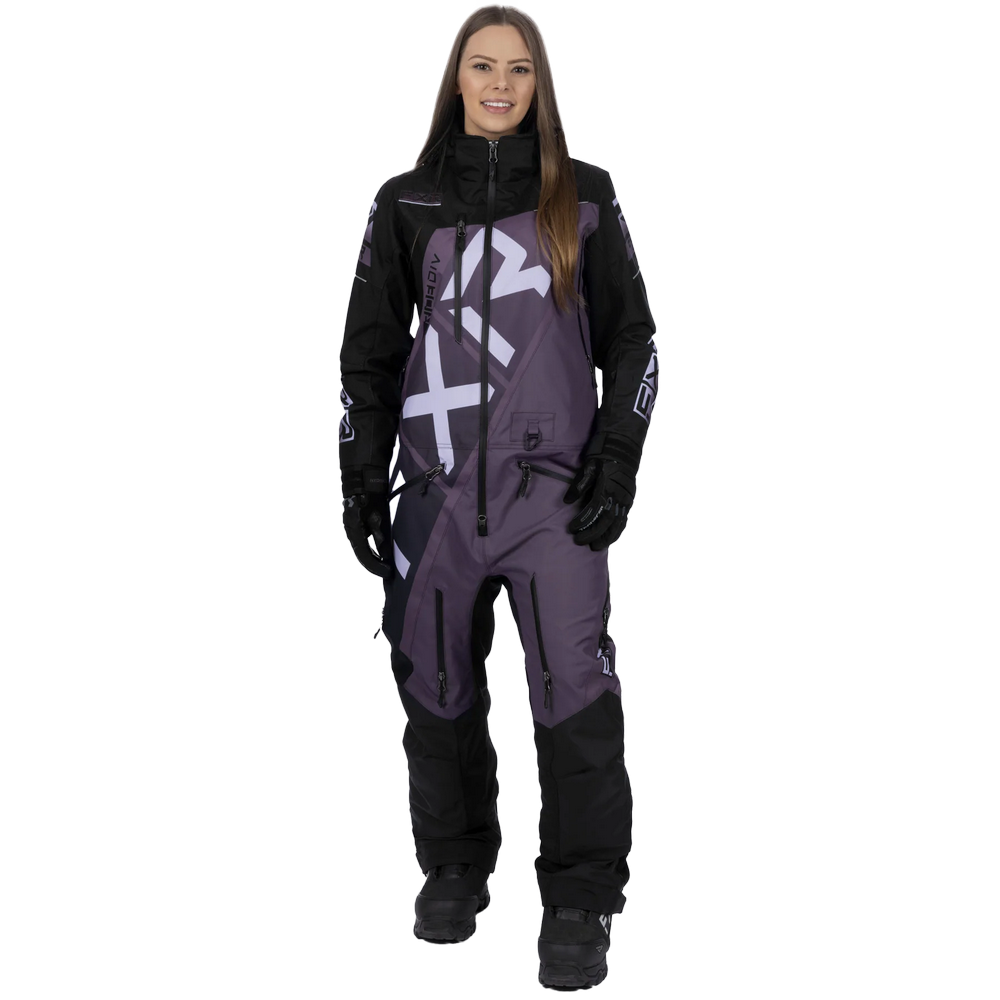 Комбинезон FXR CX без утеплителя Black/Muted Grape, 4