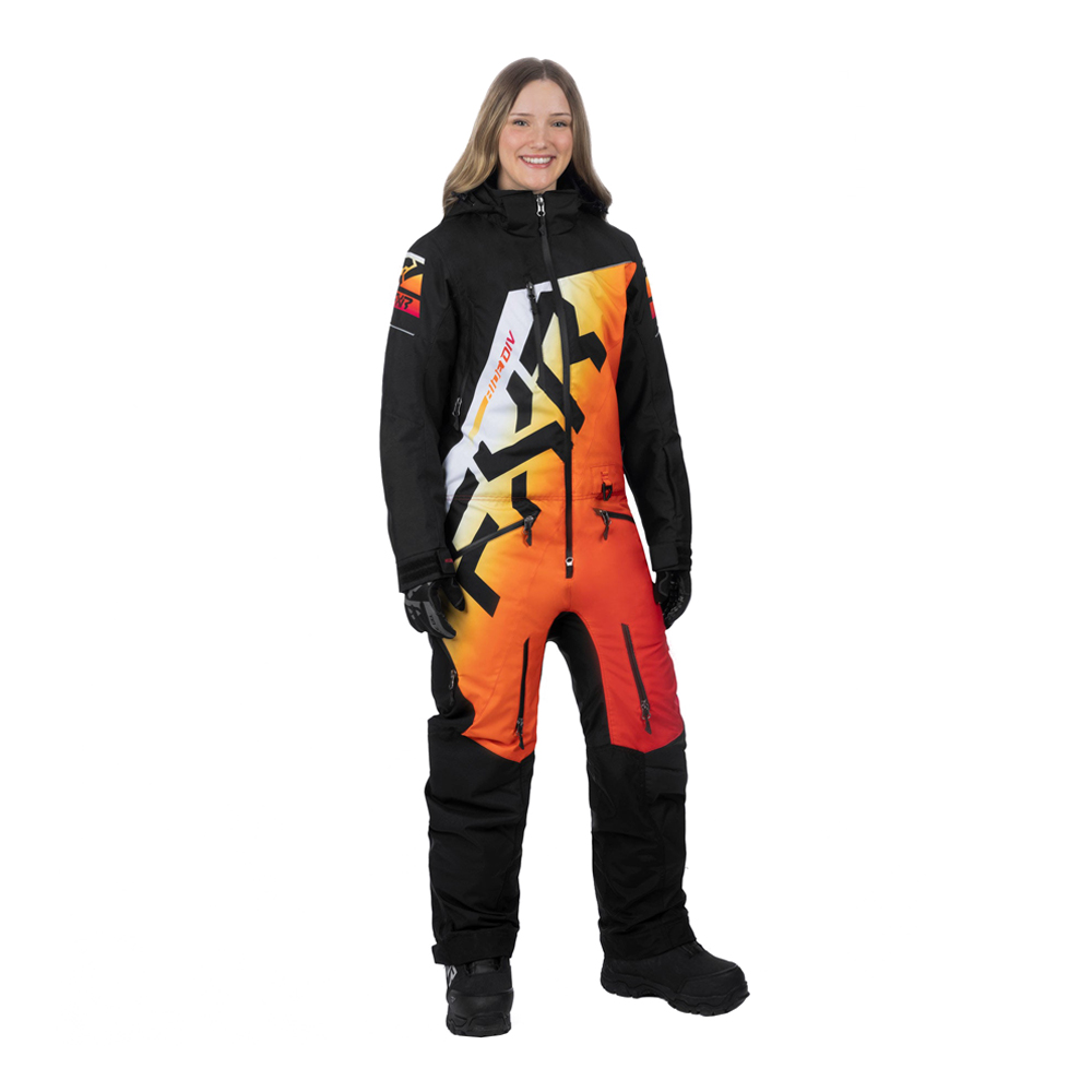 Комбинезон FXR CX F.A.S.T. с утеплителем Black/Sunrise, 4