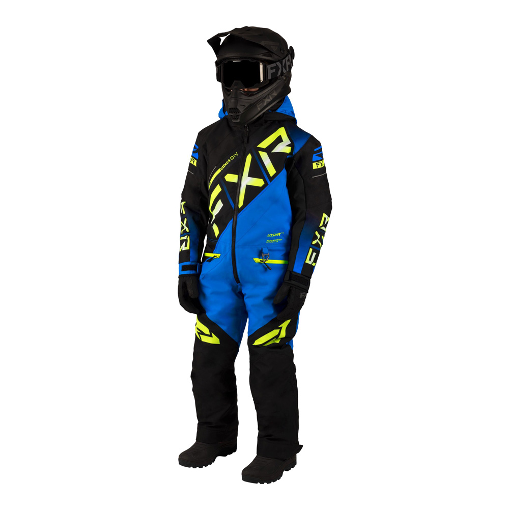 Детский комбинезон FXR CX с утеплителем Black/Blue/Hi Vis, 6