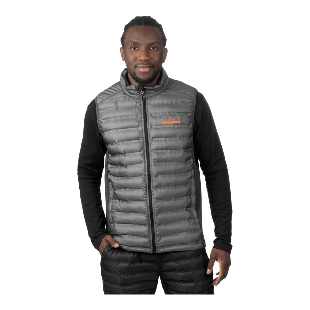 Жилет FXR Podium Hybrid Quilted Charcoal/Orange, XL