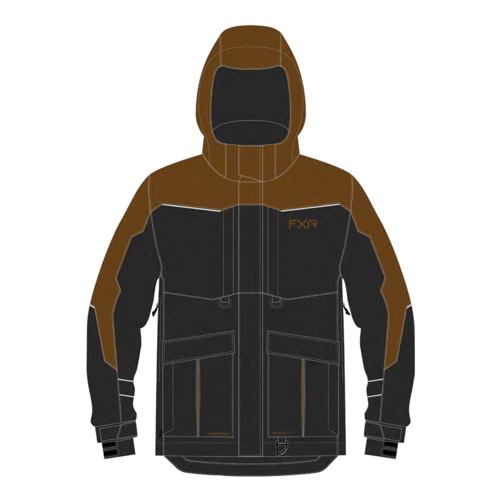 Куртка FXR Excursion с утеплителем ASPHALT / COPPER, M