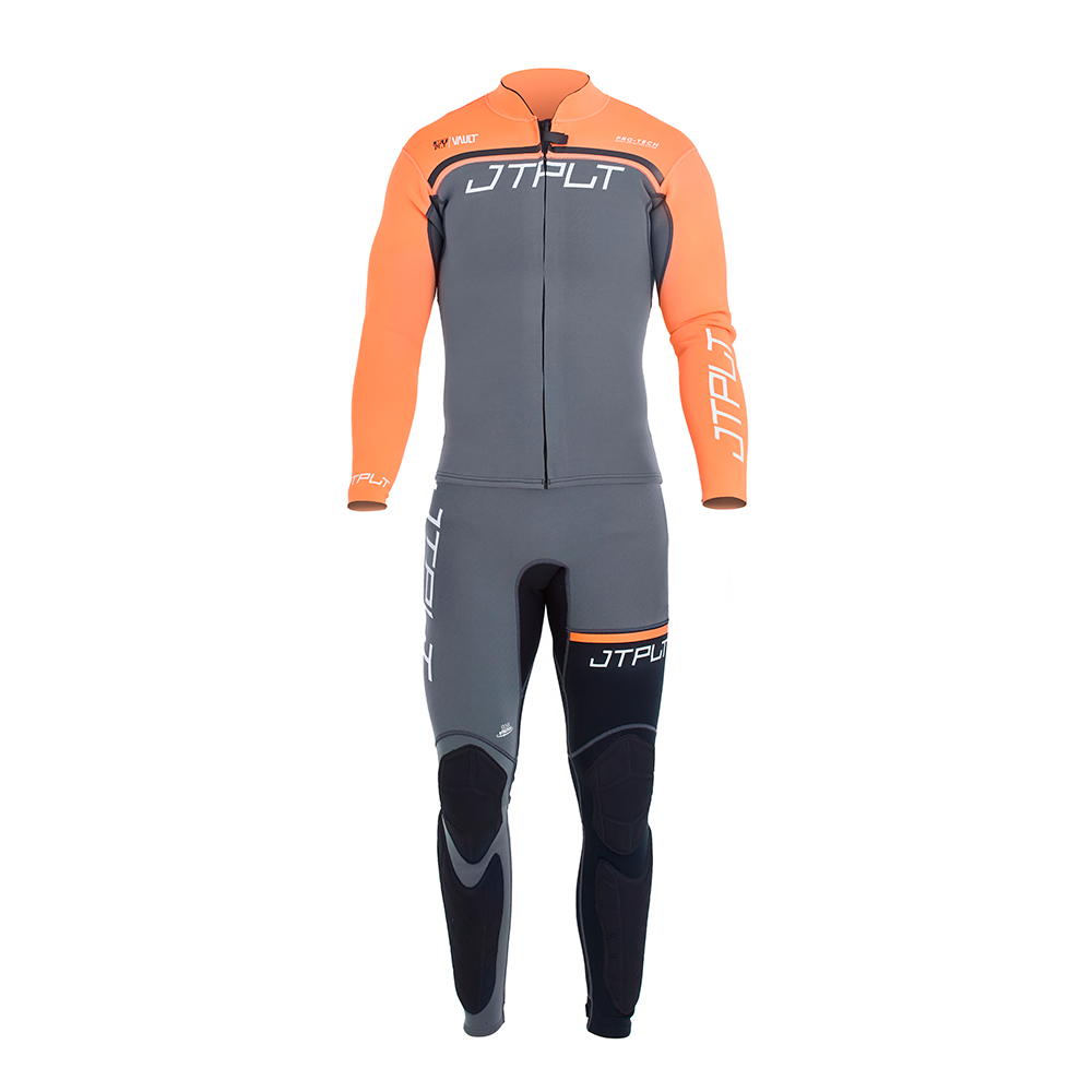Комплект гидрокостюм и гидрокуртка JetPilot RX Race Charcoal/Orange, 2XL