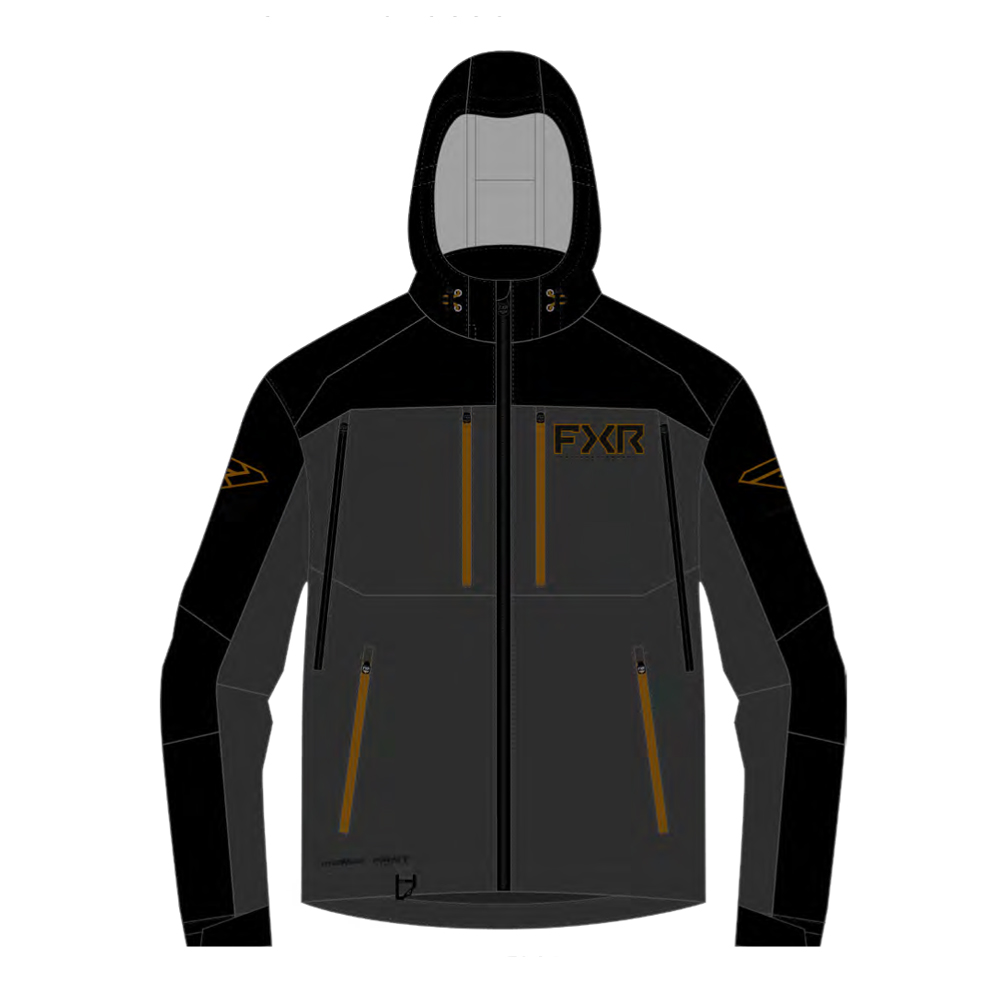 Куртка FXR Helium Pro 3-in-1 с утеплителем Black/Asphalt, L