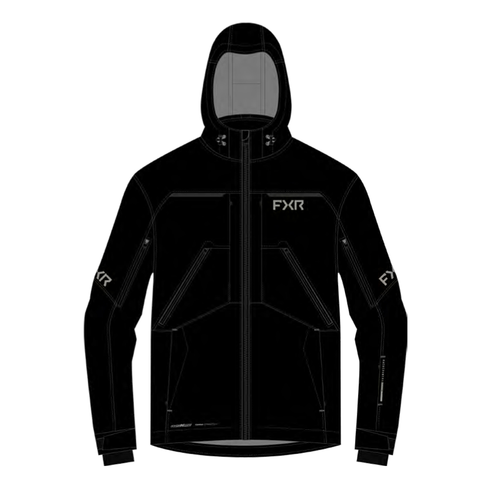 Куртка FXR Ridge Pro Trilaminate  с утеплителем Black, XL