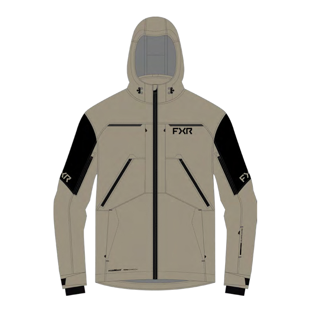 Куртка FXR Ridge Pro Trilaminate  с утеплителем Stone/Black, XL