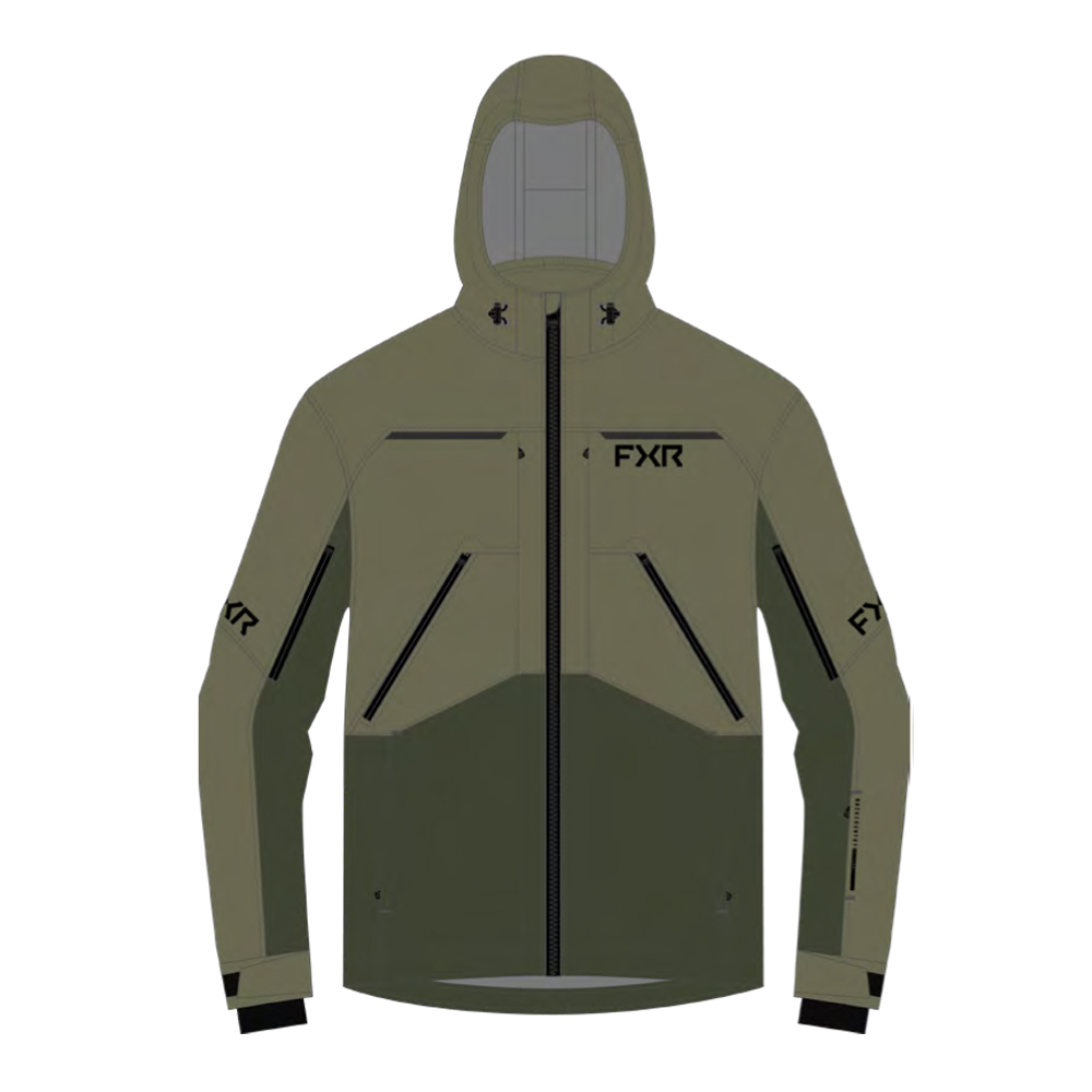 Куртка FXR Ridge Pro Trilaminate  с утеплителем Olive/Army, M