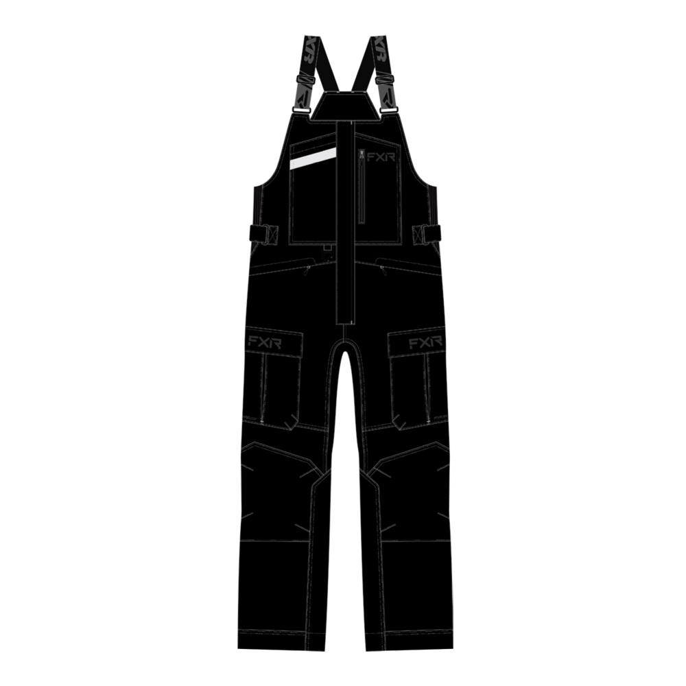 Полукомбинезон FXR Excursion с утеплителем Black, XL