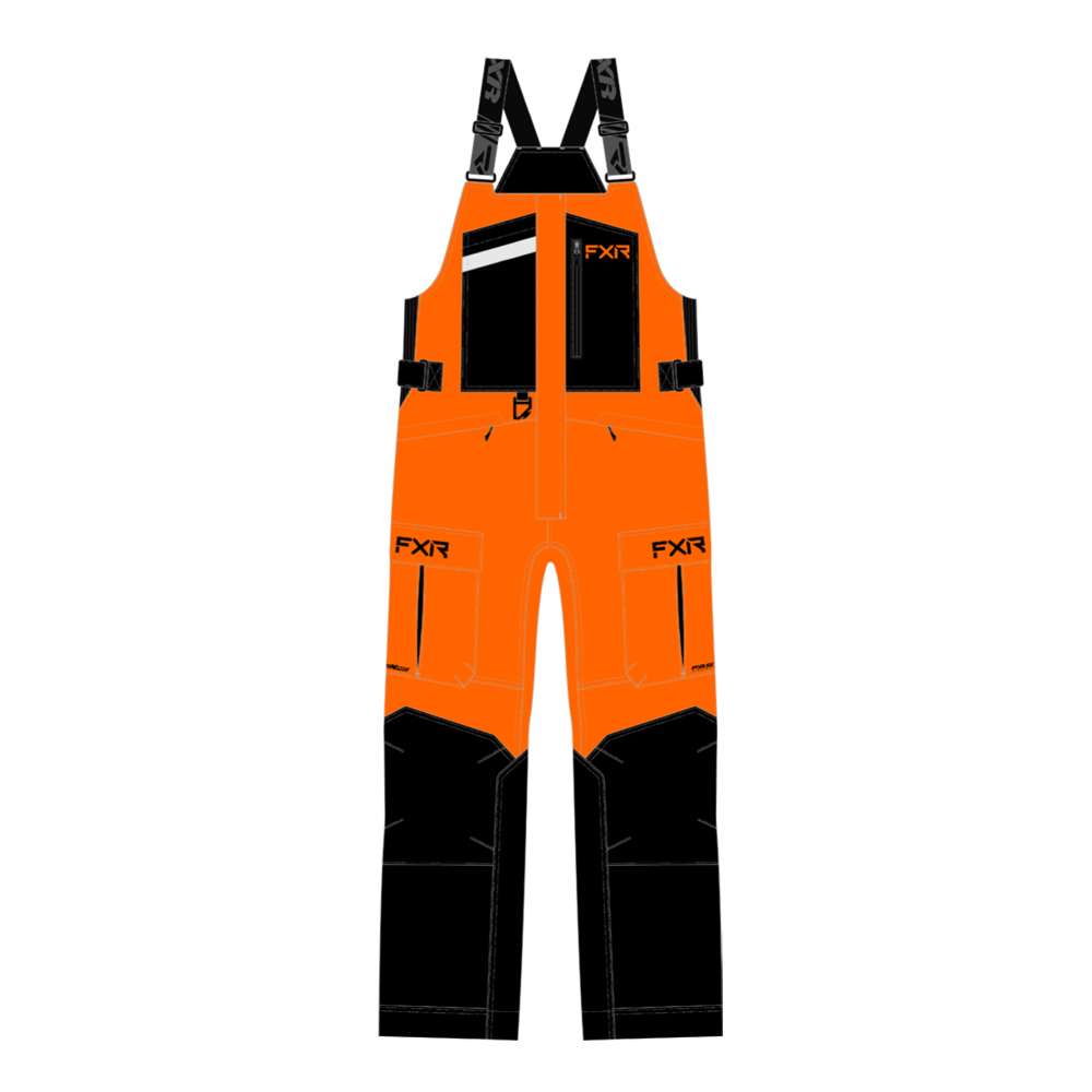 Полукомбинезон FXR Excursion с утеплителем Orange/Black, L