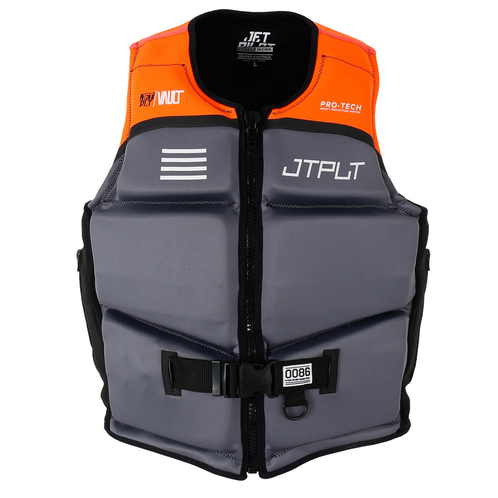 Жилет спасательный JetPilot RX Vault Protech F/E Eco Vest Char/Orange, L