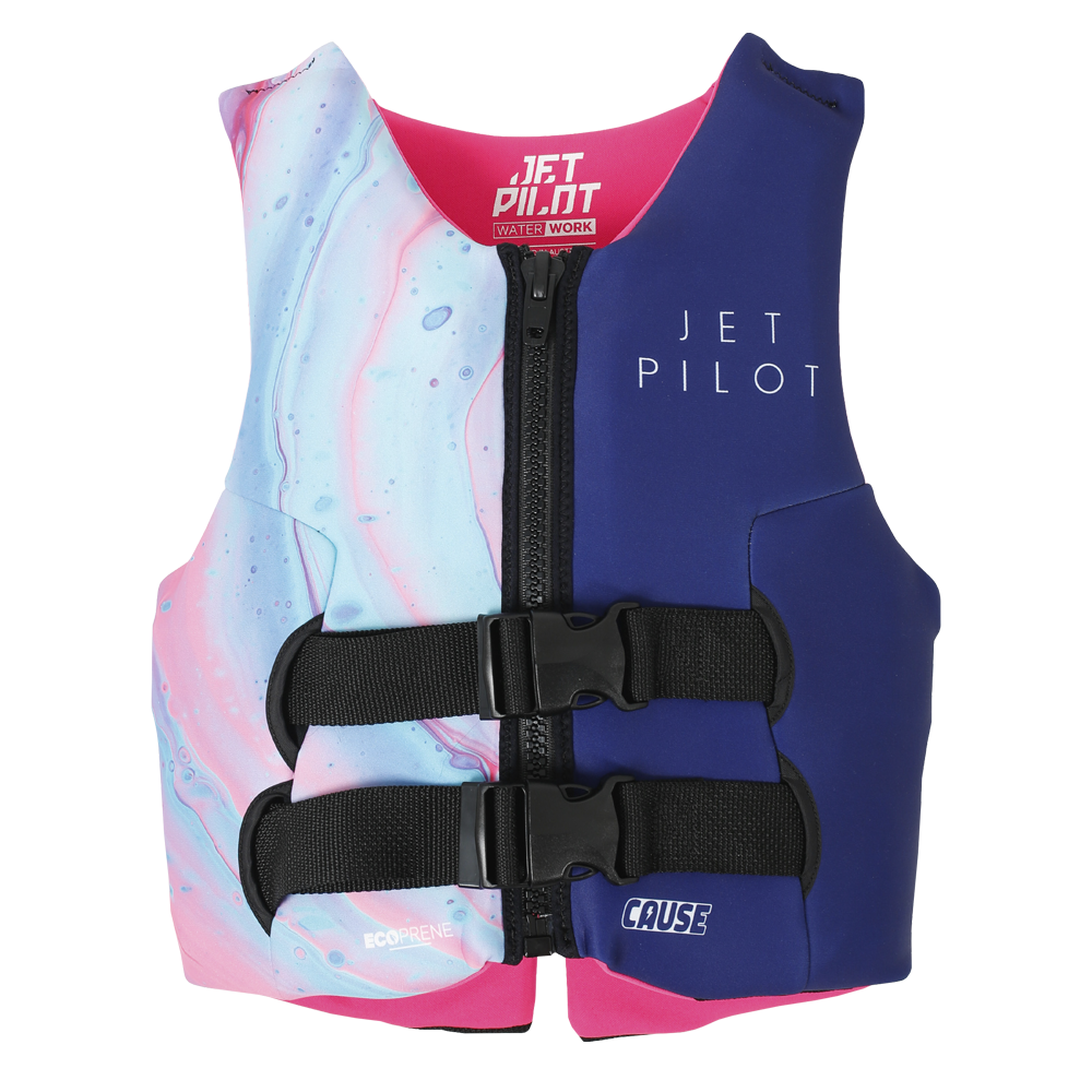 Детский спасательный жилет JetPilot Girls Cause F/E Youth Eco Vest L50s Fair Floss, 140