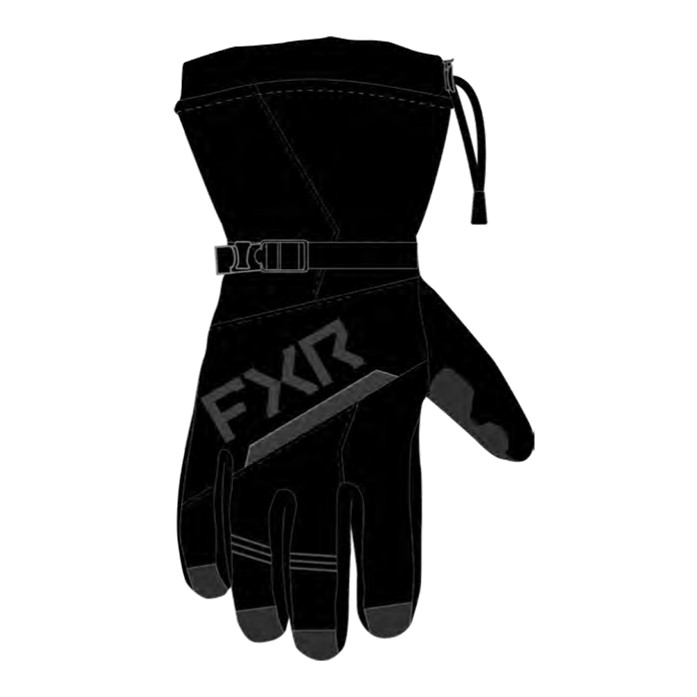 Перчатки FXR CX с утеплителем Black Ops, M